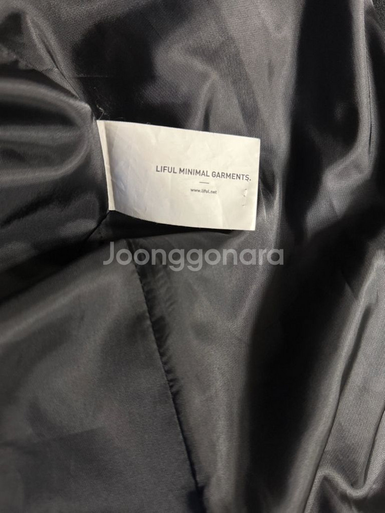 LIFUL MINIMAL GARMENTS 캐시미어 블렌드 롱코트--8