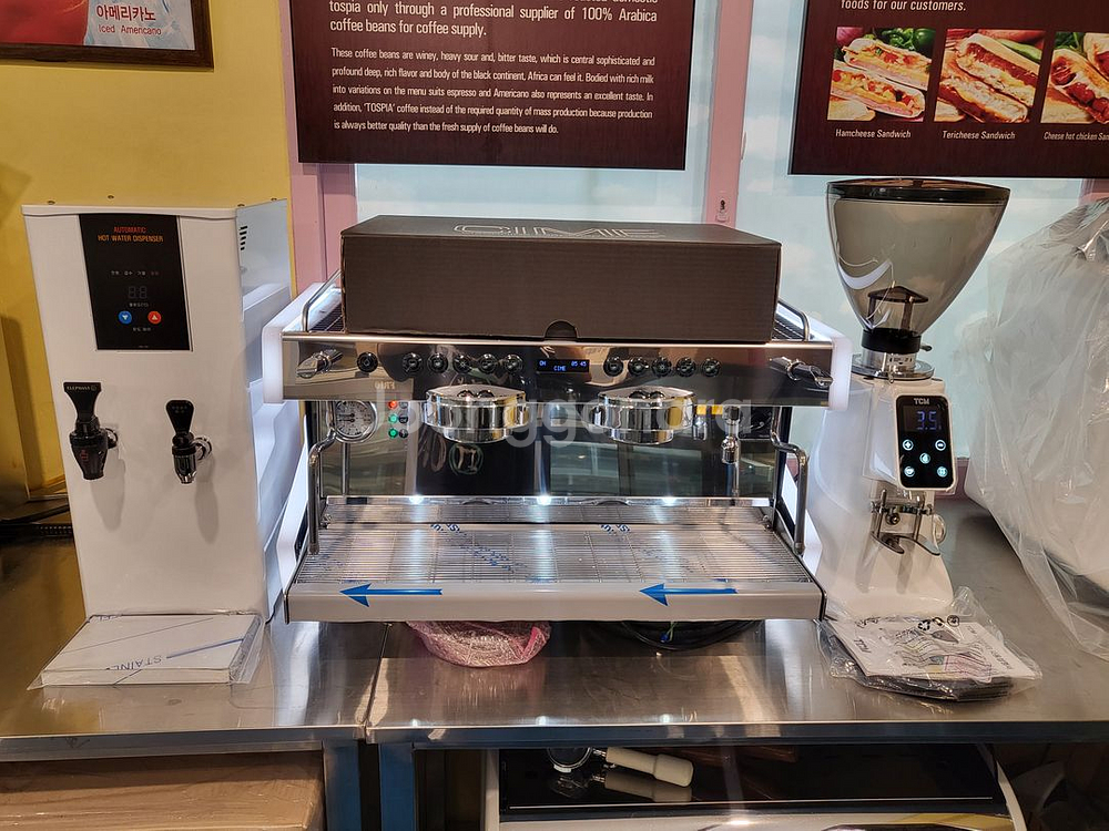 신품 씨메 03 네오 커피머신 세트--0