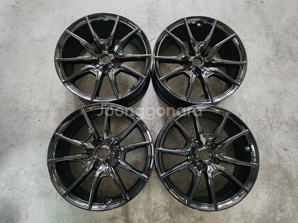 제네시스G70 19인치 블랙휠 순정휠 중고휠 팝니다--0