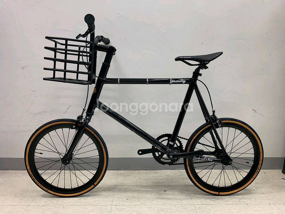 크리에이트쇼리 블랙 미니벨로 자전거--1