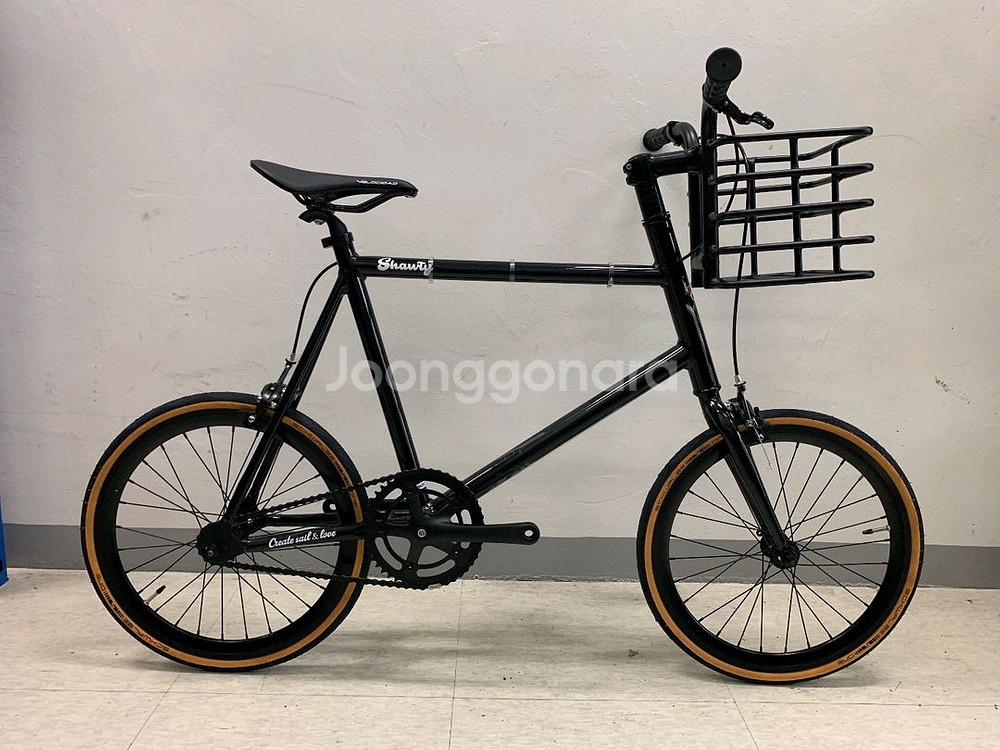 크리에이트쇼리 블랙 미니벨로 자전거--0