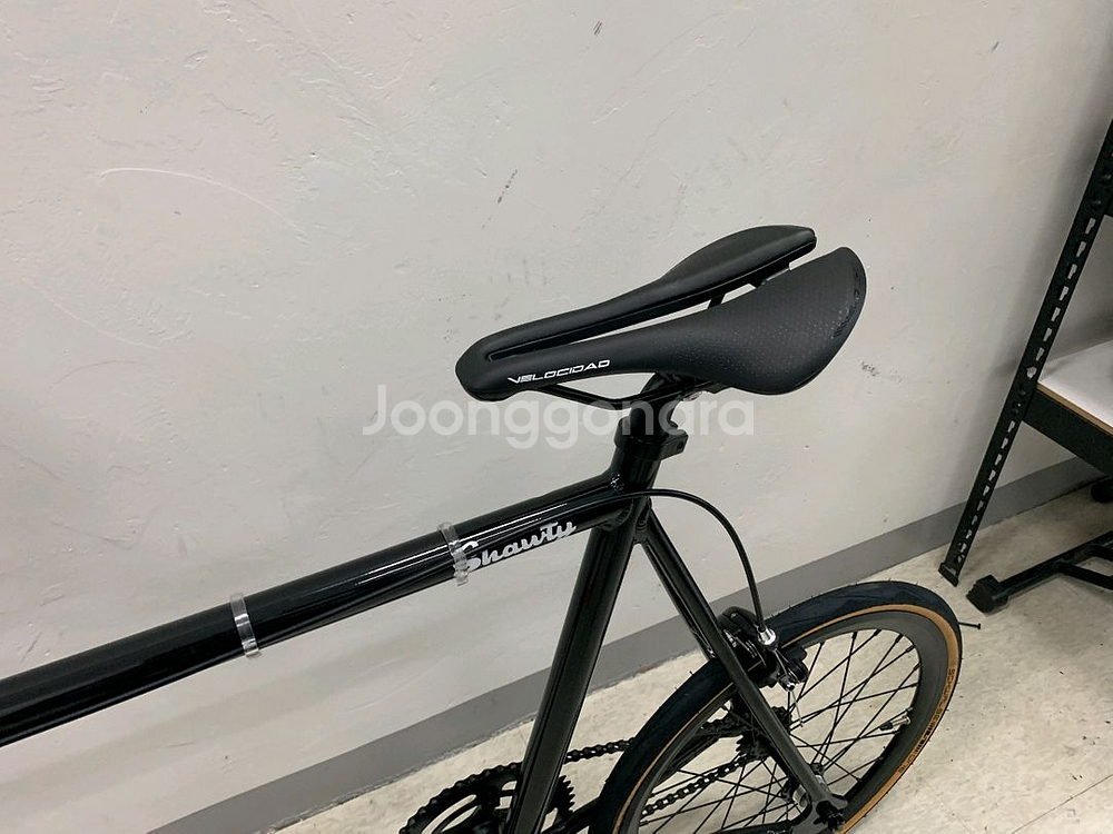 크리에이트쇼리 블랙 미니벨로 자전거--5