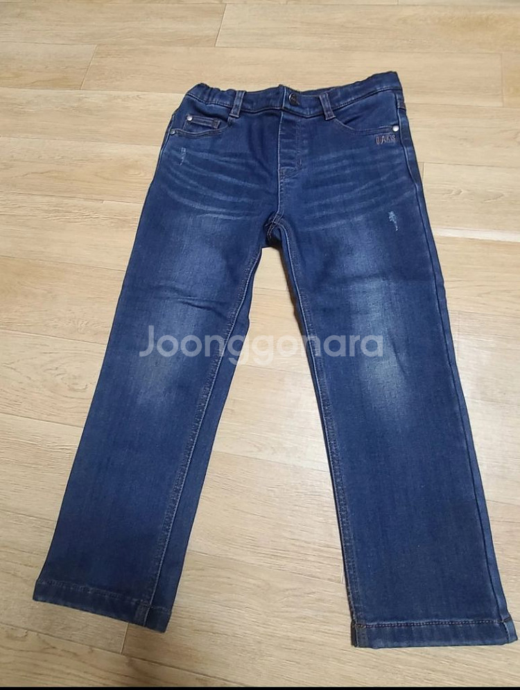 닥스키즈 120사이즈 기모청바지--0