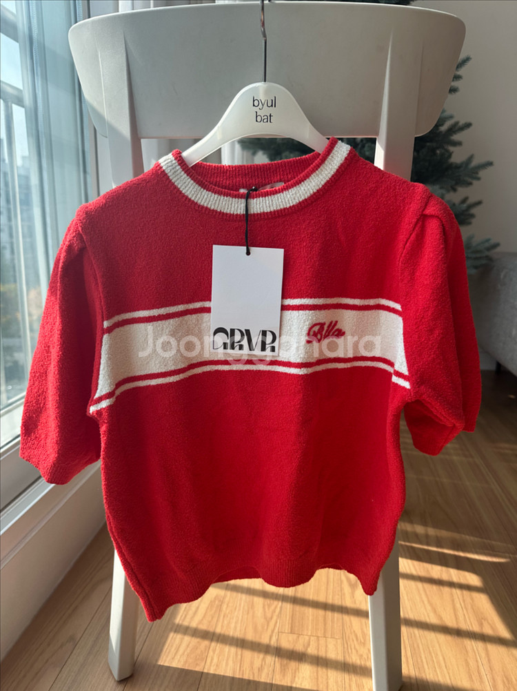 그로브 니트 반팔티--0