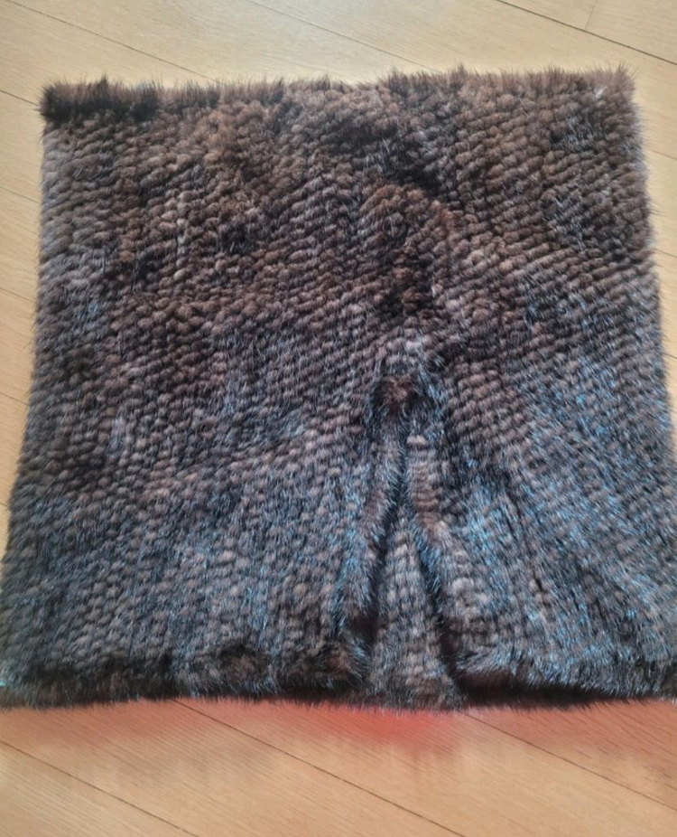 리얼 밍크 숄--1