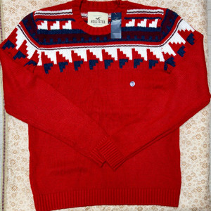 Hollister 노르딕 니트 신품 팝니다.