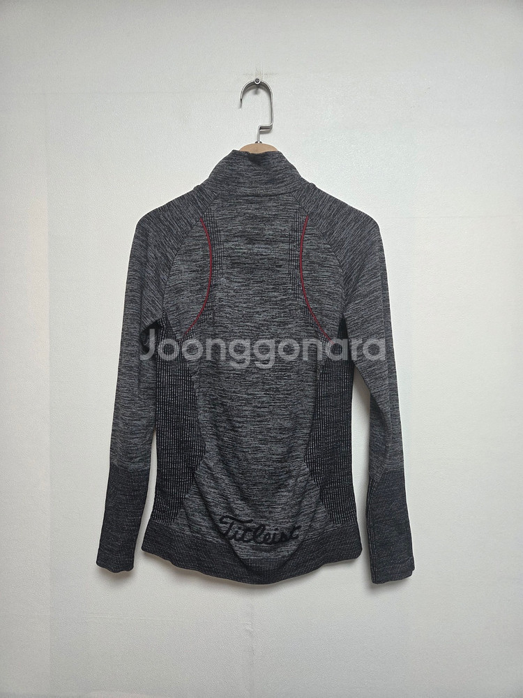 타이틀리스트 여성 골프 반목폴라 긴팔티 그레이(S)--1