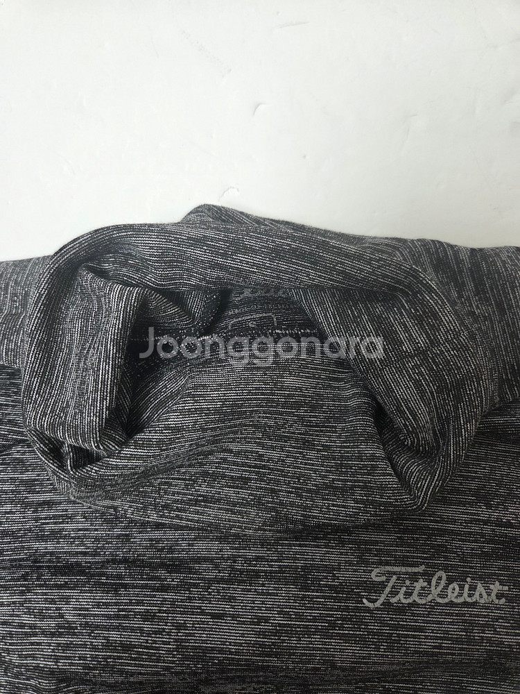 타이틀리스트 여성 골프 반목폴라 긴팔티 그레이(S)--6