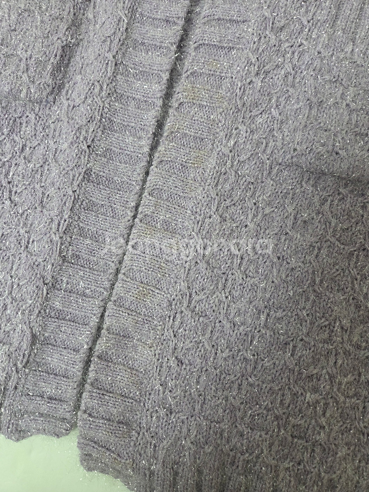 마쥬 쥬얼버튼 글리터 니트 가디건 연퍼플(XS)--8