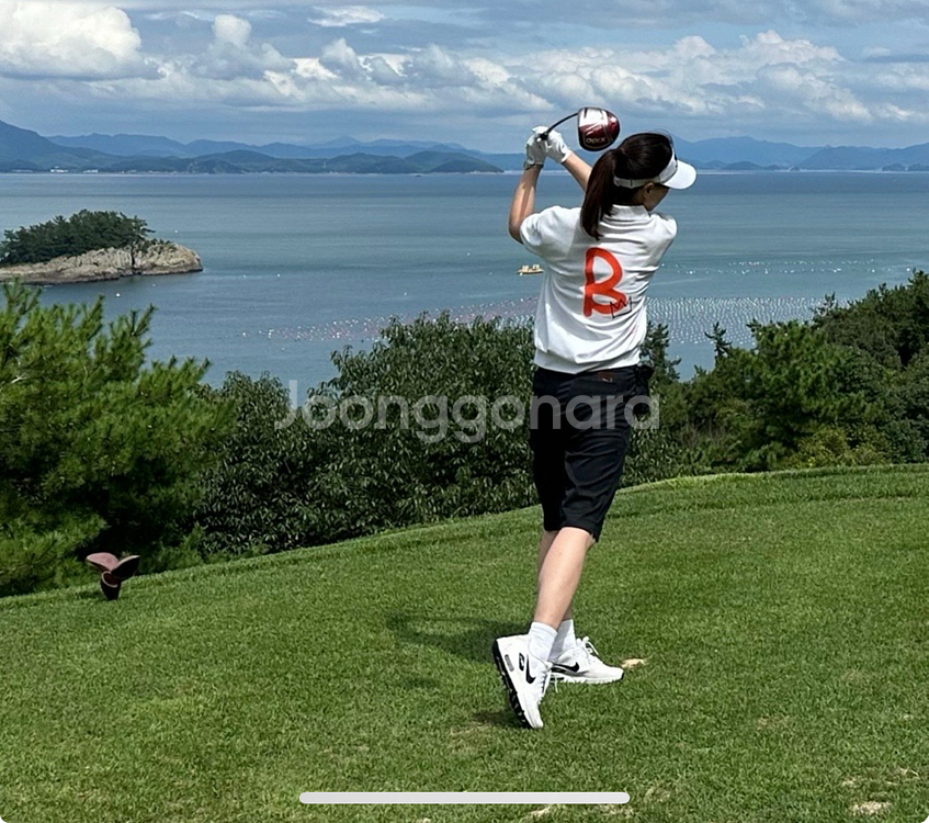 바스키아 여자 골프티--3