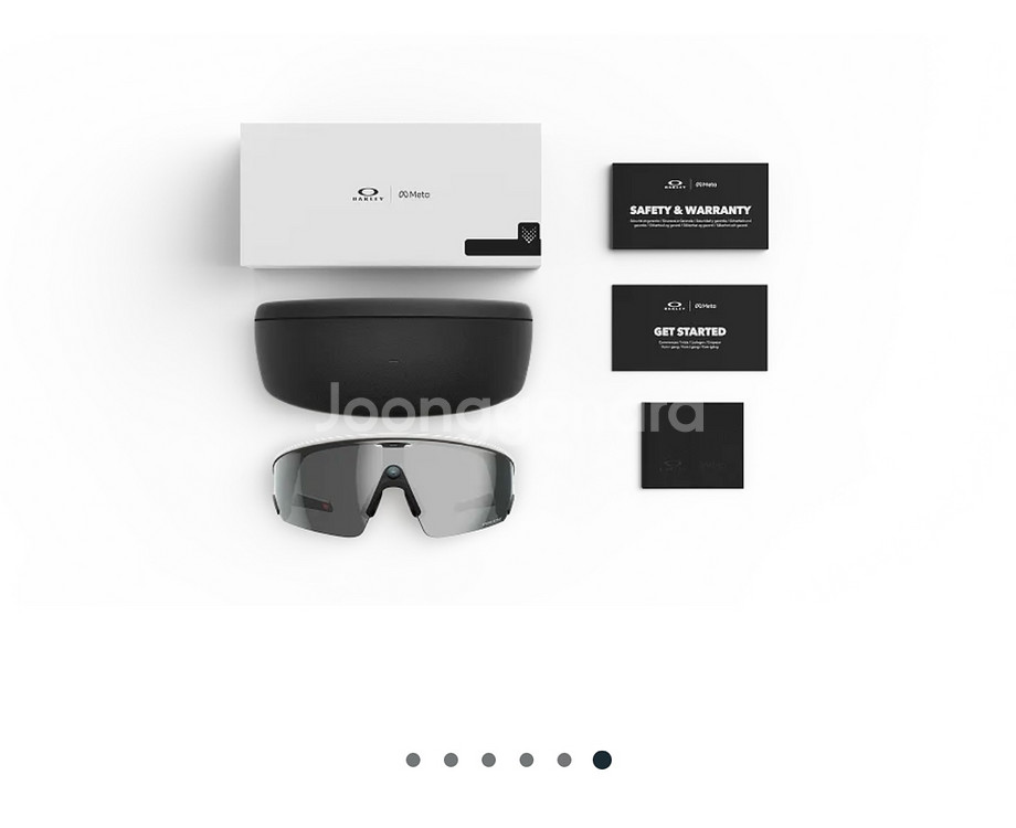 오클리 Meta Vanguard 썬글라스 (화이트프레임+블랙 렌즈)--7