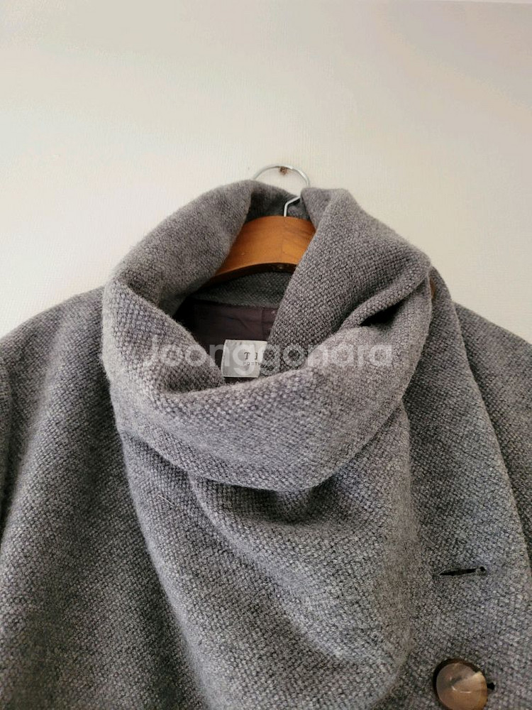 한섬타임 울 코트--1