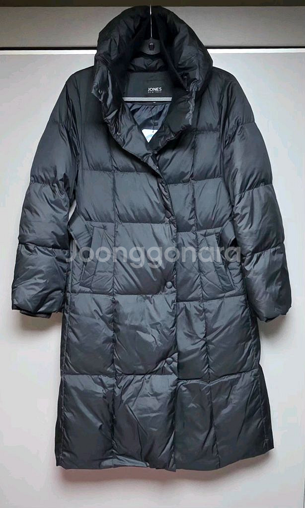 존스뉴욕 캐시미어 니트 카라 롱구스다운 66 [새상품]--0