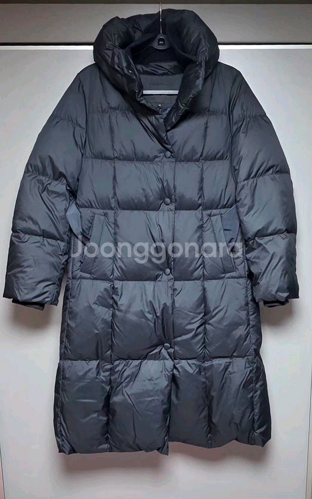 존스뉴욕 캐시미어 니트 카라 롱구스다운 66 [새상품]--9