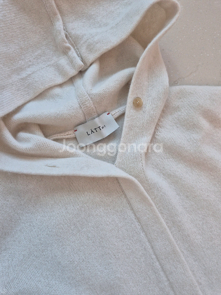 래트 후드 니트 원피스--1