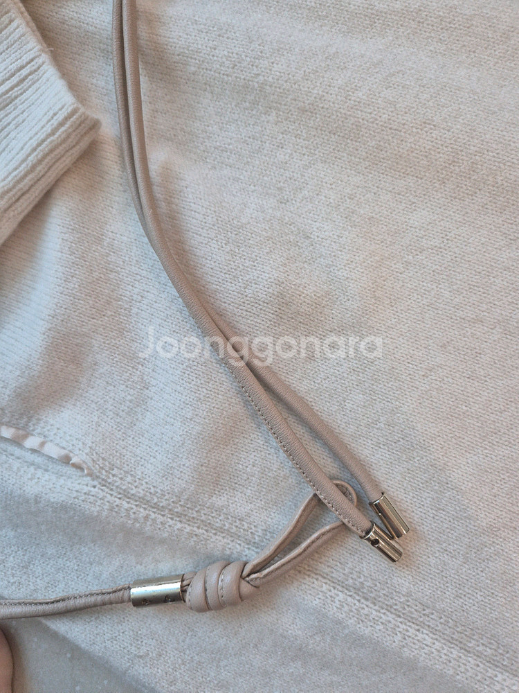 래트 후드 니트 원피스--4