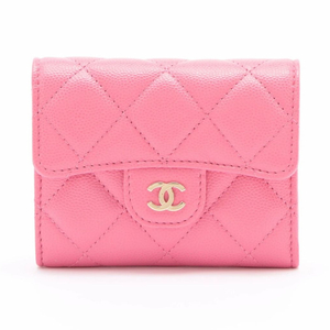 샤넬 캐비어 아코디언 Woc 핑크 이미지