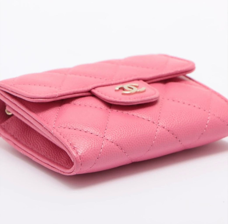 샤넬 캐비어 아코디언 Woc 핑크 이미지