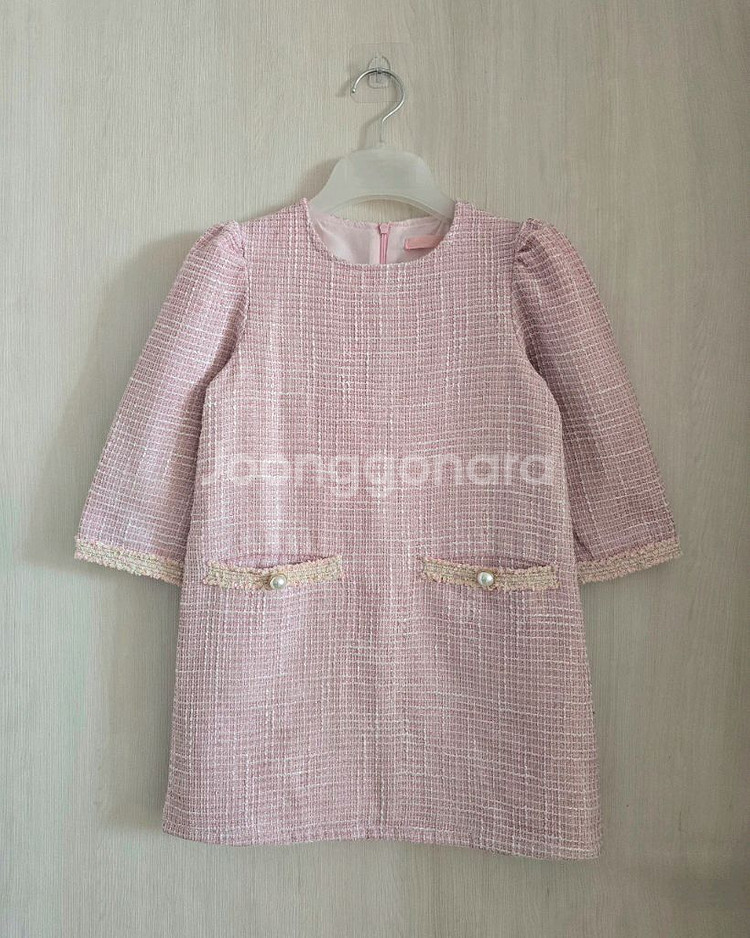 스타일노리터 여아 나쿠 트위드원피스 L(120)사이즈--1