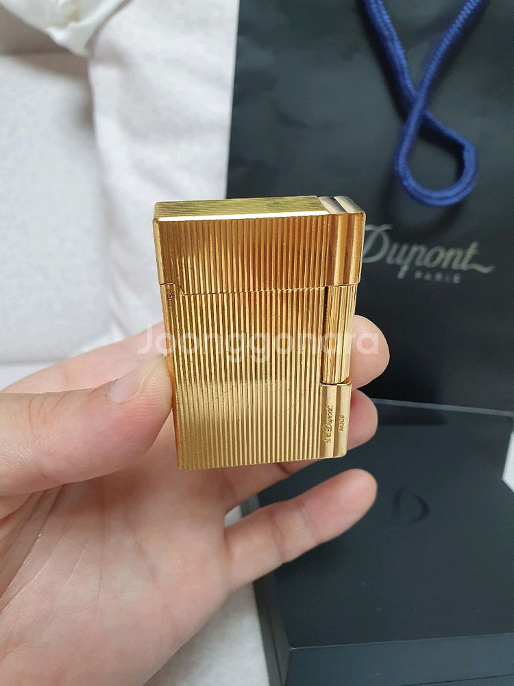정품 듀퐁라이터 라인2 ca18237 개츠비 금장 듀퐁라이타--0