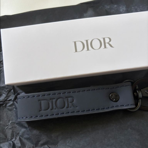 디올 오블리크 패턴 벨트