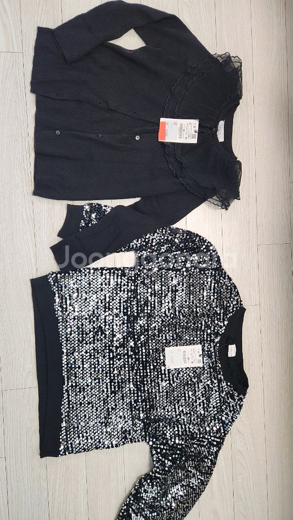 자라.키즈.새것.반짝이.맨투맨.가디건.일괄가능.사이즈10세--0