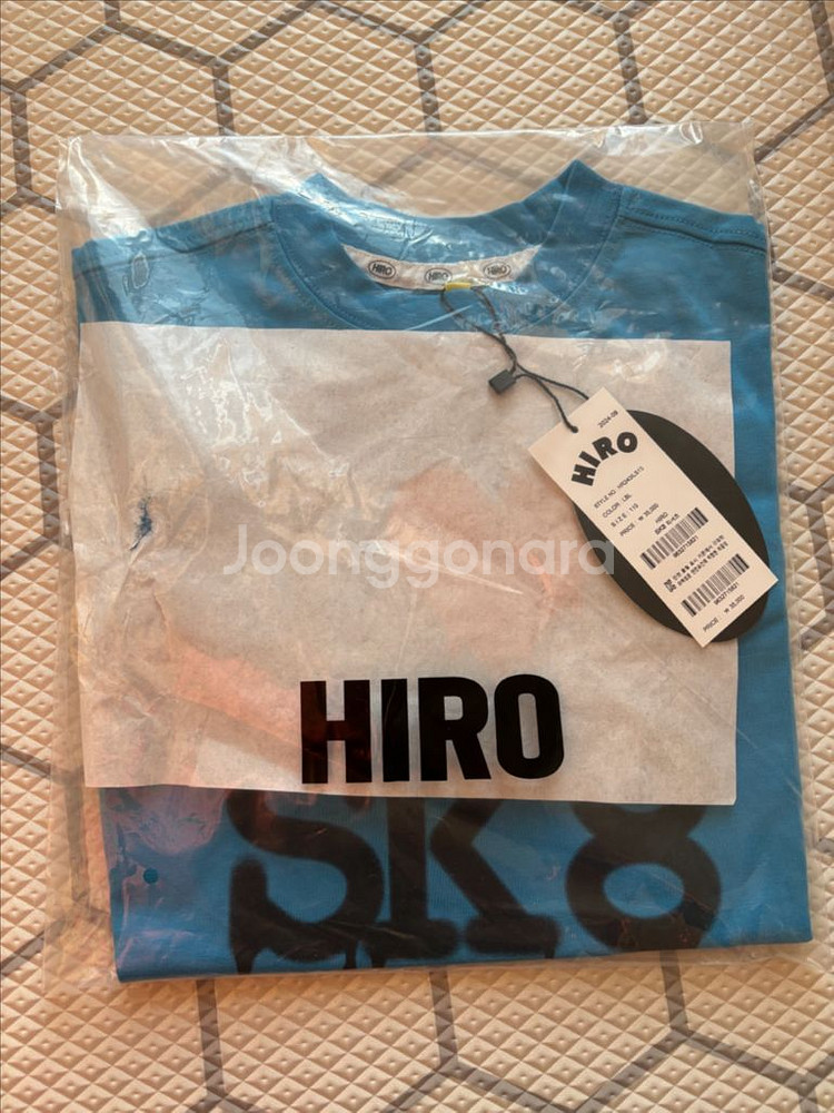 히로 후트티 티셔츠 새제품--1