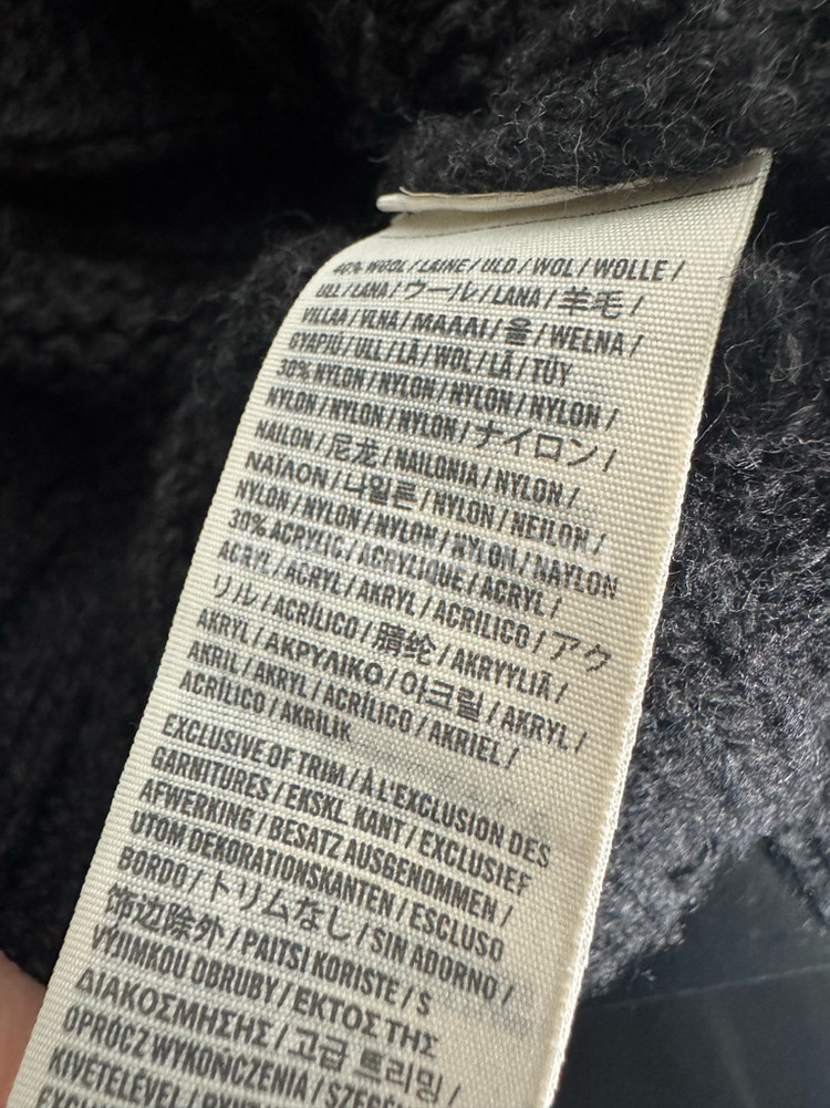 여성 아베크롬비 순록 로고 롱 니트 가디건--3