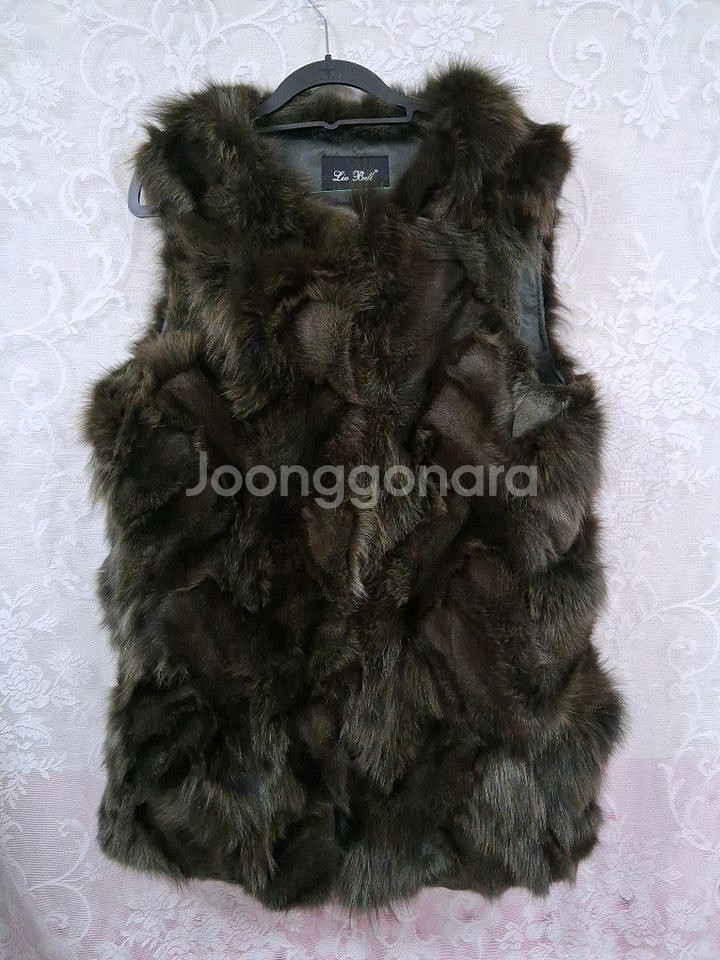 밍크 퍼 베스트--0