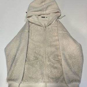 여성 뉴발란스 오버핏 뽀글이 후드 후리스 자켓