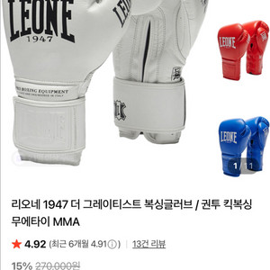 리오네 1947 그레이티스트 복싱글러브 12온스