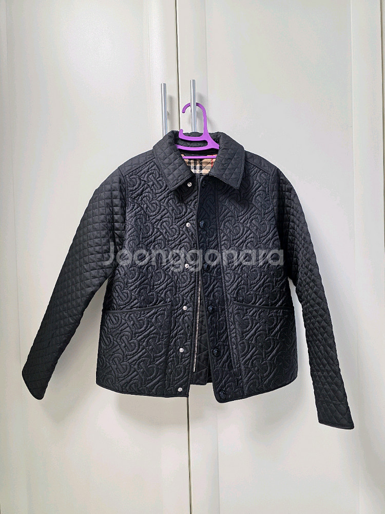 버버리 키즈 퀼팅 자켓--0