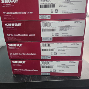 슈어무선마이크 SVX24/PG58 판매합니다