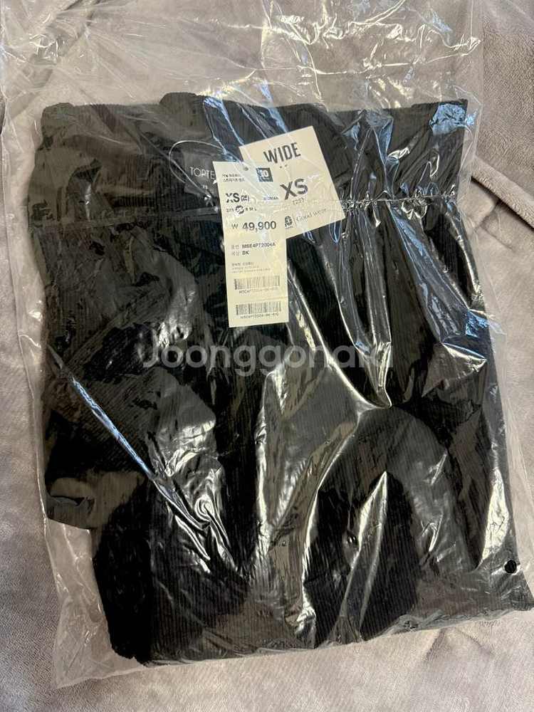 탑텐 여성 코듀로이 와이드 팬츠--3