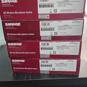 슈어2채널 무선마이크 SVX288/PG28 판매합니다