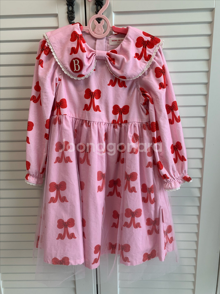 베베드피노 리본 원피스 110--0