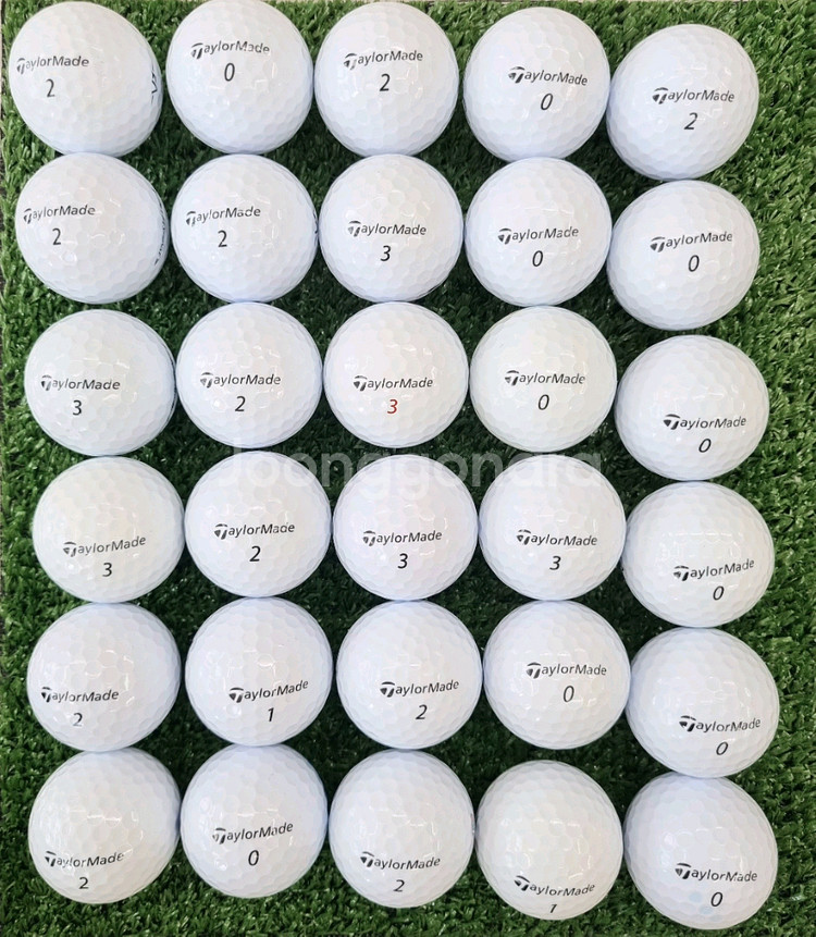 테일러메이드 3피스 A+/A급 30개 골프공 로스트볼--0