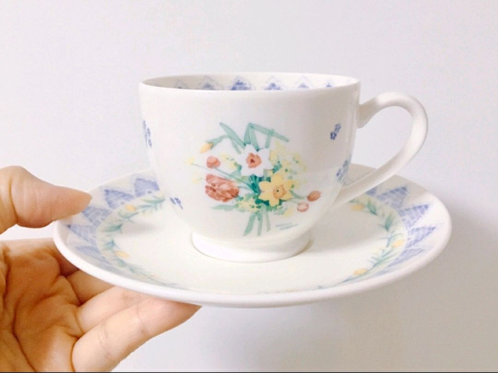 [1조 가격]일본 빈티지 야마카 홀리 하비(HOLLY HOBBIE) 찻잔 겸 커피잔--3