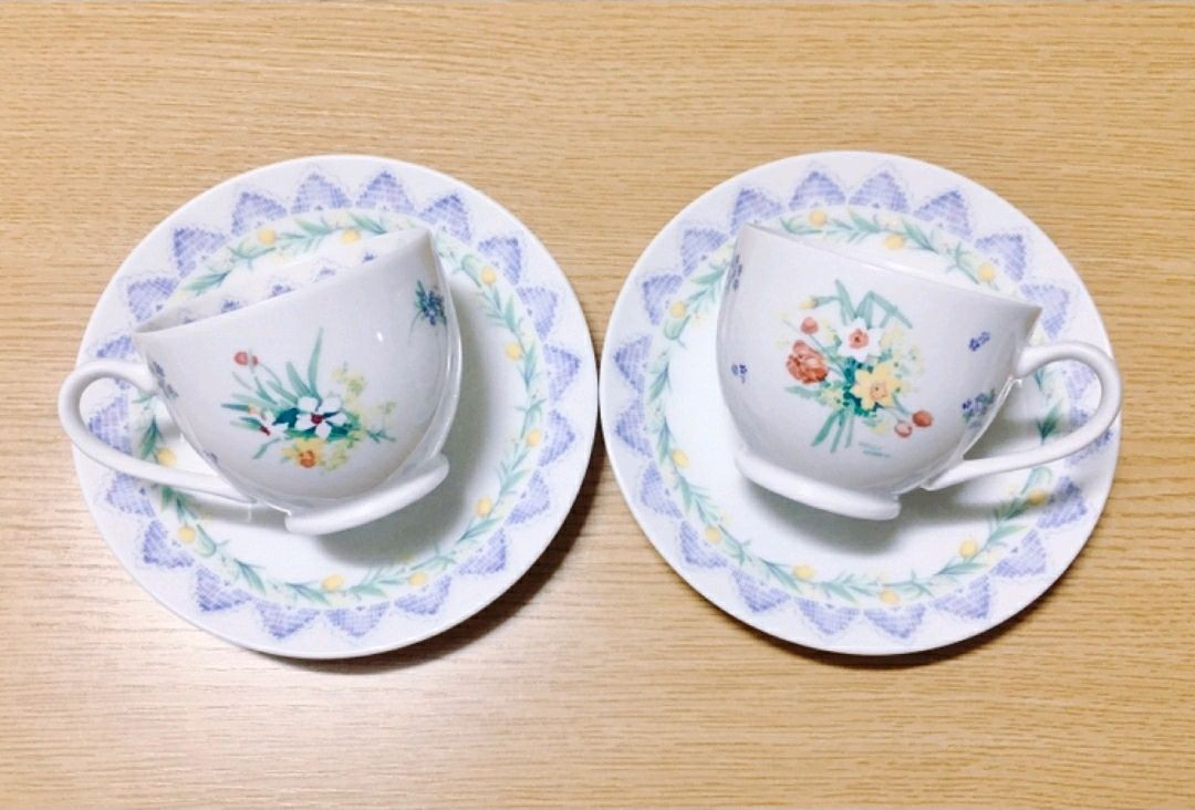 [1조 가격]일본 빈티지 야마카 홀리 하비(HOLLY HOBBIE) 찻잔 겸 커피잔--8