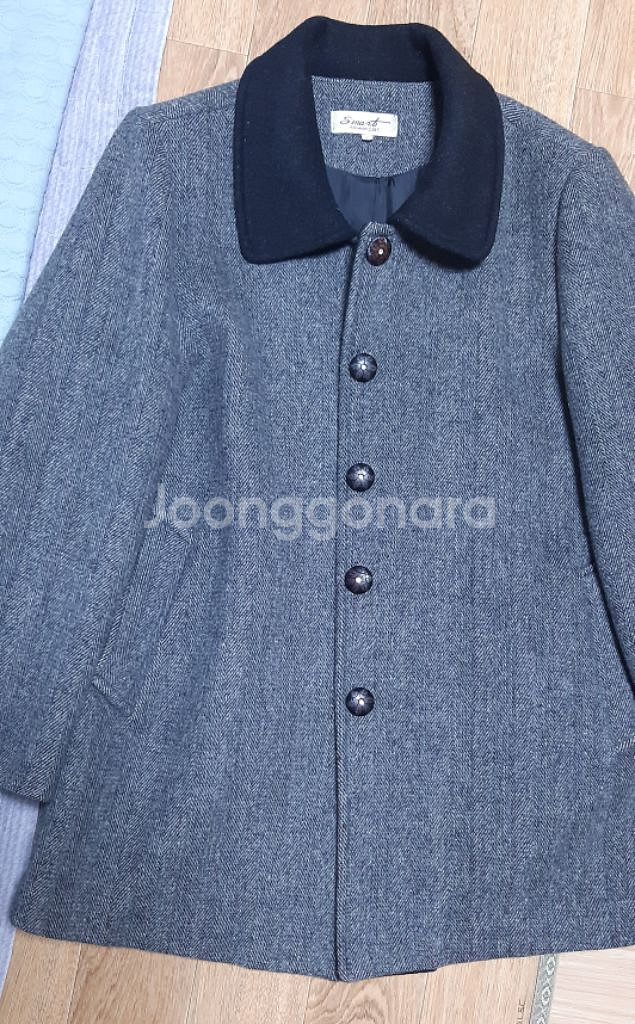 여성 울 100%코트--2