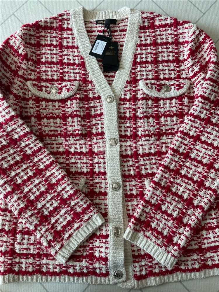 마쥬 트위드가디건자켓 새제품--0