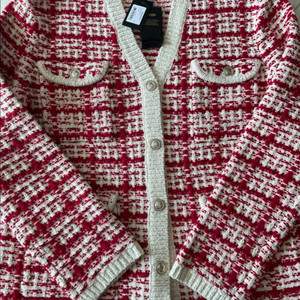 마쥬 트위드가디건자켓 새제품