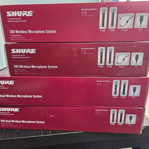 슈어 2채널 무선마이크 SVX288/PG58 판매합니다