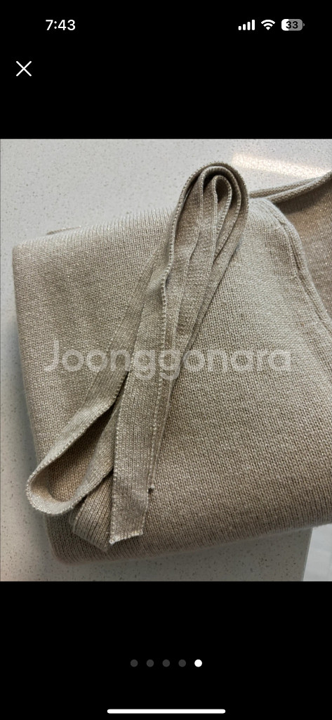 새상품 verso 브랜드 가을겨울 니트원피스--4