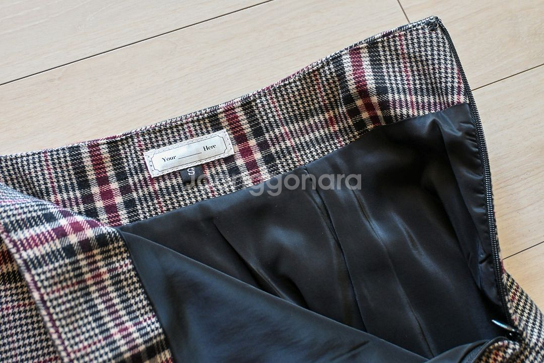 유어네임히얼 머메이드 스커트(겨울용)--4