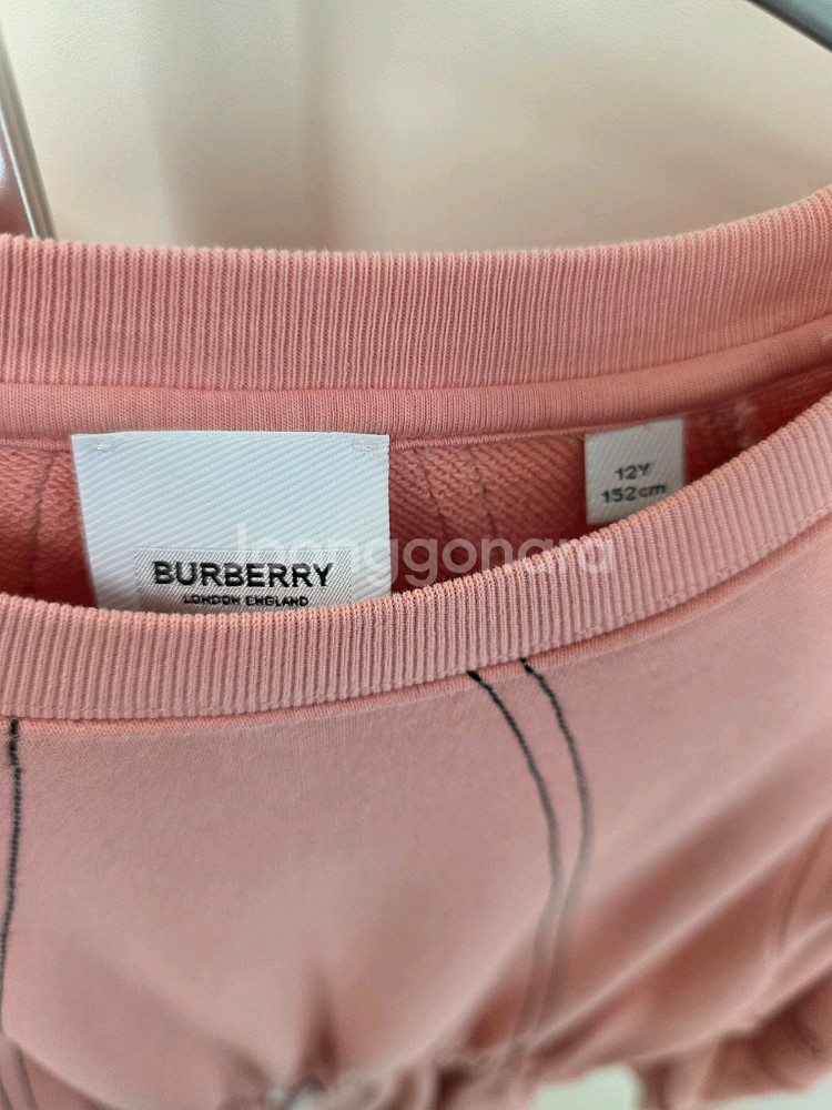 버버리 키즈 롱슬리브 원피스 12Y--2