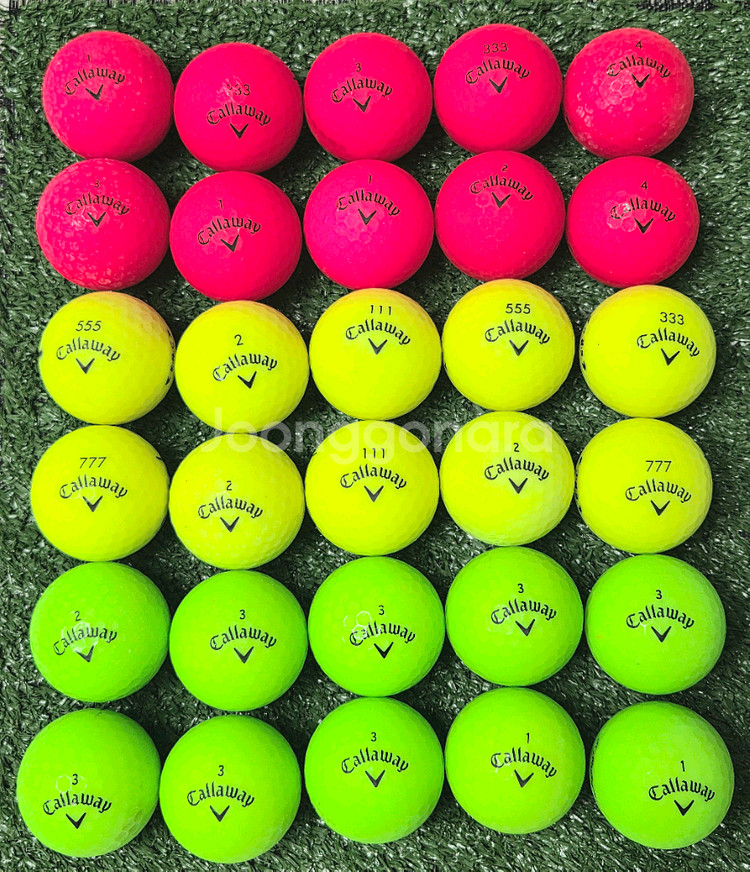 캘러웨이 무광볼 A+/A급 30개 골프공 로스트볼--0