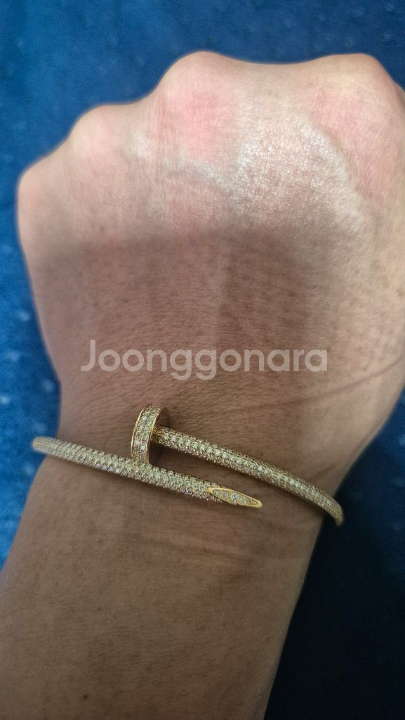 18k 팔찌랩다이아팝니다--4