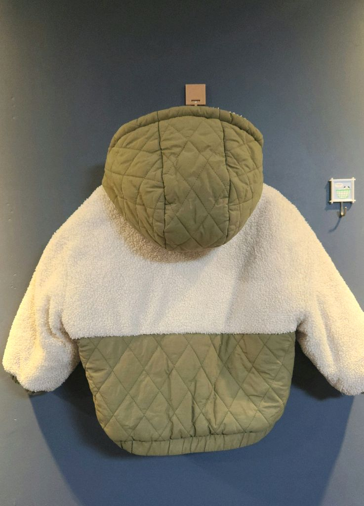 밀리밤 아동 퀼팅 후리스 점퍼 뽀글이 점퍼 110--5