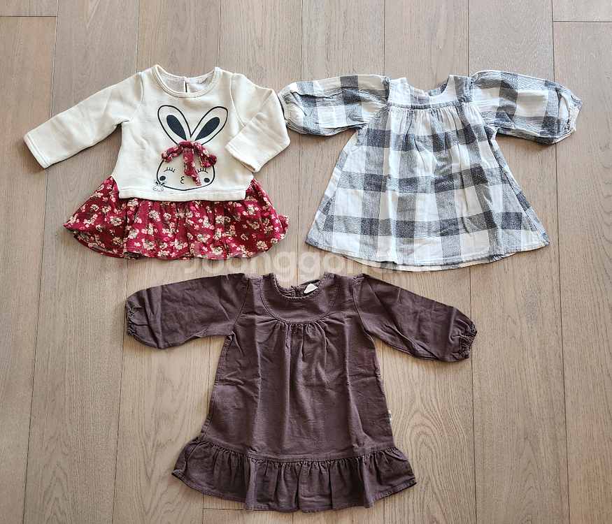 24M정도 여아 원피스, 니트, 청바지 등 일관--1